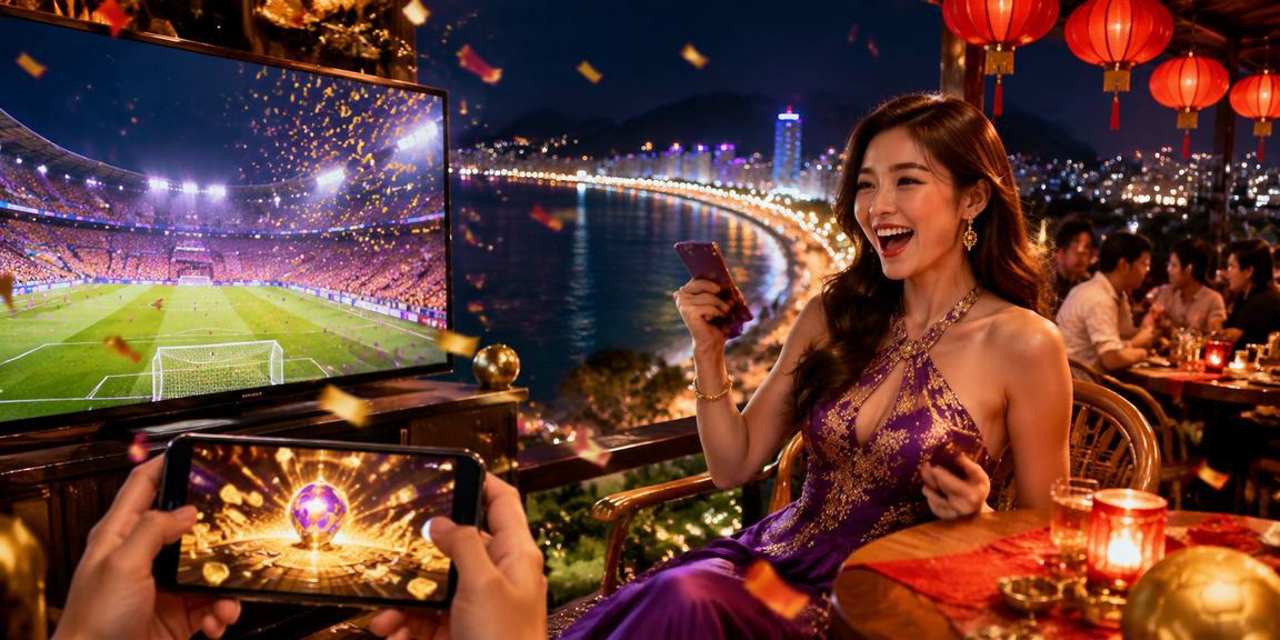 Người dùng Quy Nhơn đặt cược buổi tối tại chợ đêm địa phương